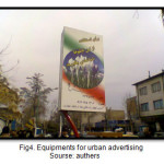 Fig4. Equipments for urban advertising Sourse: authers