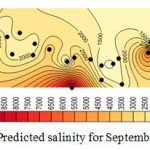 Fig 11: Predicted salinity for September 2013 