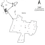 Fig. 1. Location of study area and sampling points