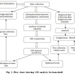 Fig. 2: Flow chart showing GIS analysis for household