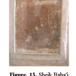 Figure. 13. Sheik Baha'i handwriting in Sheikh Shahab Ensemble, Authors