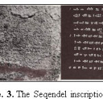 Figure. 3. The Seqendel inscriptionâ· â€™â¸