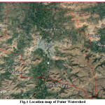 Fig.1 Location map of Patur Watershed