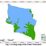 Fig. 3 Geology map of the Patur Watershed