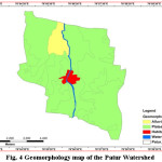 Fig. 4 Geomorphology map of the Patur Watershed